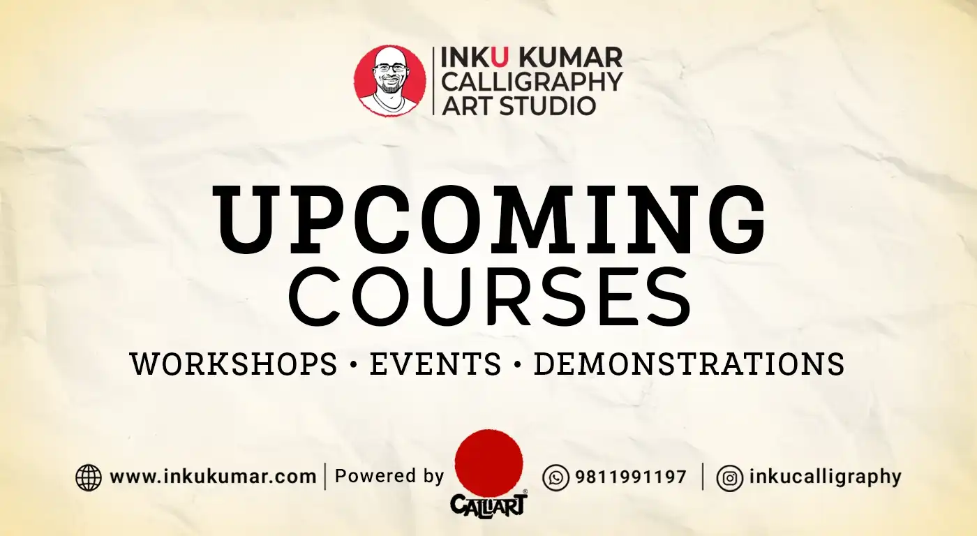 Calligraphy classes in Delhi – upcoming batches and latest courses.